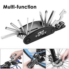 Multi-function tool with various components on a white background