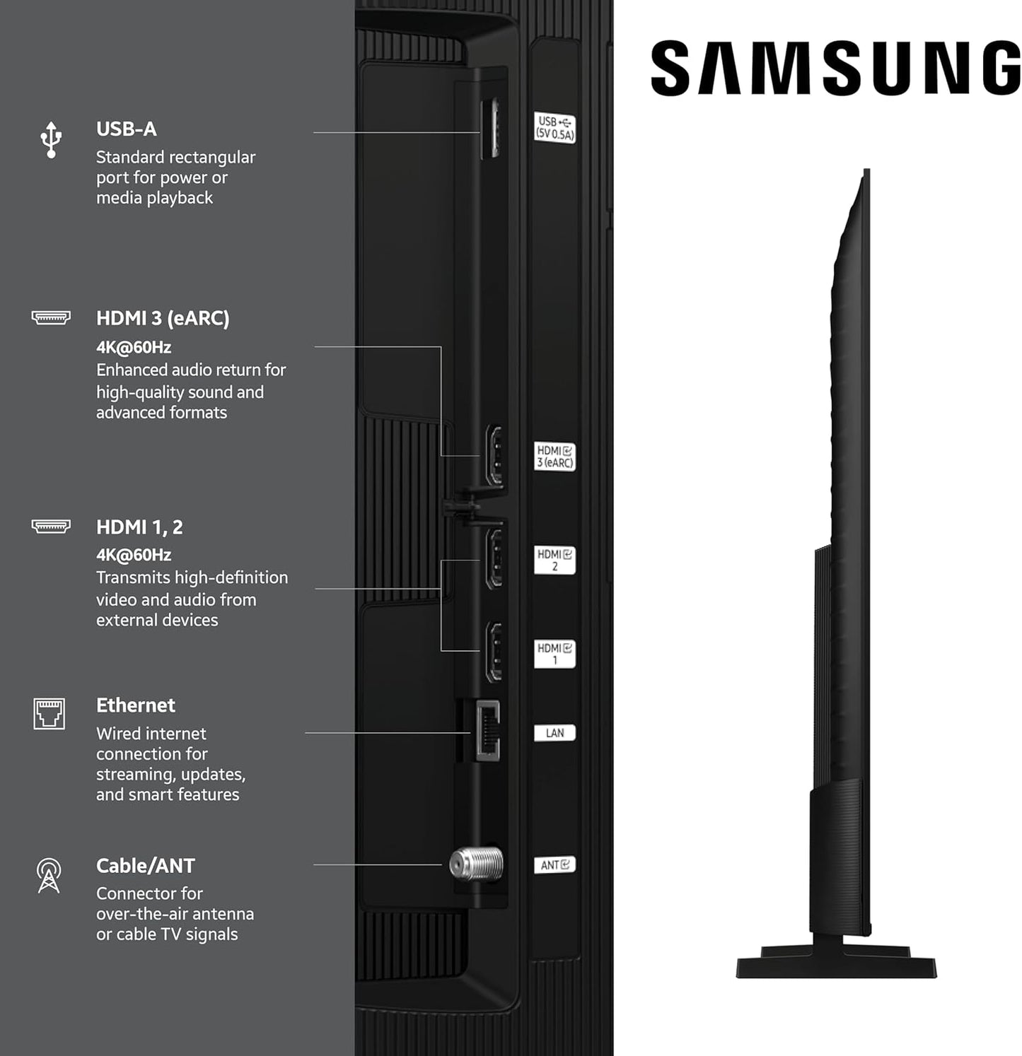 Samsung 55 Inch UHD Smart TV Display