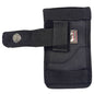 Black tactical phone holster with Maverick logo on a white background