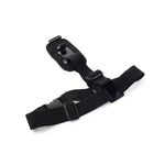 Black belt strap on a white background