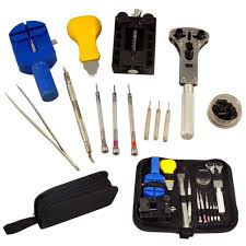 13 Piece Watch Repair Tool Kit &amp; Durable Nylon Carrying Case